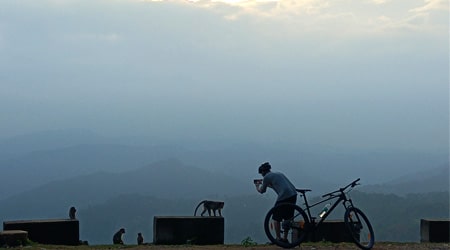 Cycling in Munnar